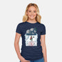 Mean One-womens fitted tee-Six Eyed Monster