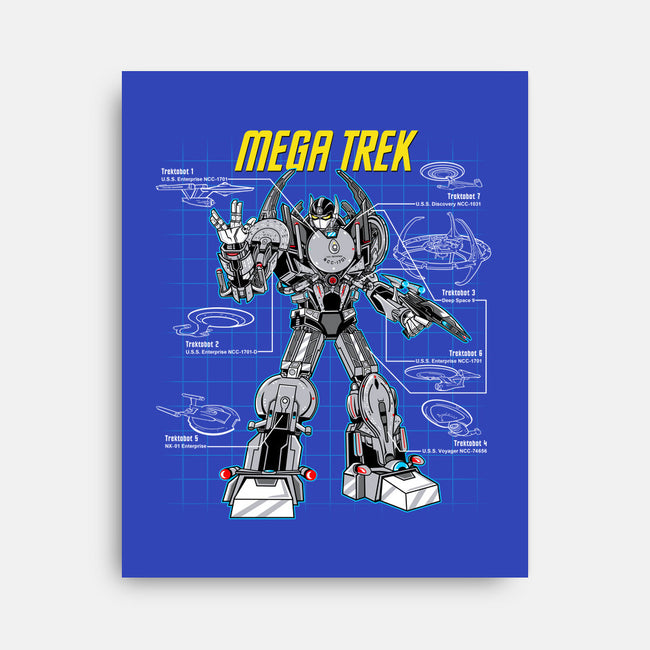 Mega Trek-none stretched canvas-Robreepart