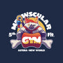 Meowscular Gym-none glossy sticker-KindaCreative