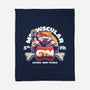 Meowscular Gym-none fleece blanket-KindaCreative