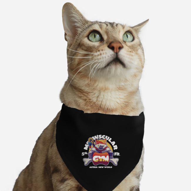 Meowscular Gym-cat adjustable pet collar-KindaCreative