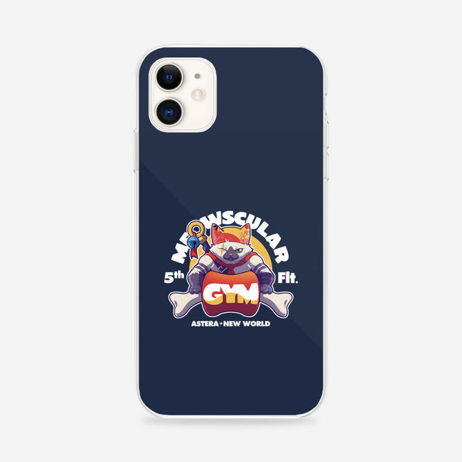 Meowscular Gym-iphone snap phone case-KindaCreative