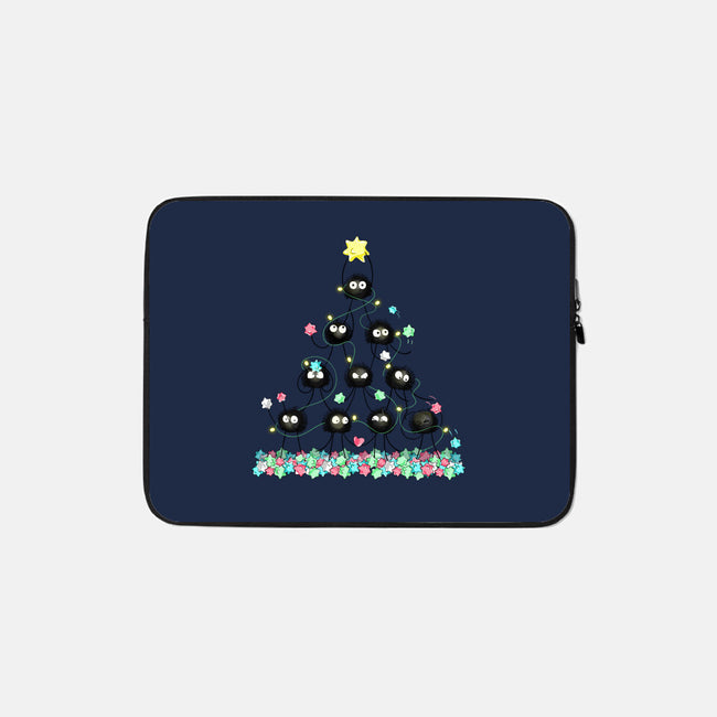Merry Dusty Christmas!-none zippered laptop sleeve-soulful