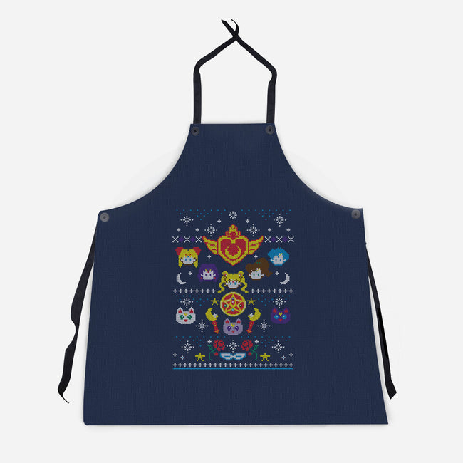 Merry Senshi-unisex kitchen apron-machmigo