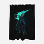Meteor Shower-none polyester shower curtain-Donnie