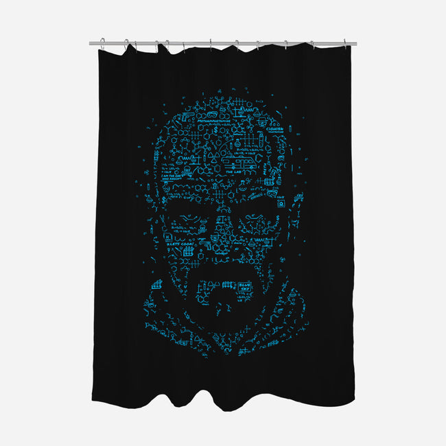 Method to the Madness-none polyester shower curtain-Gamma-Ray