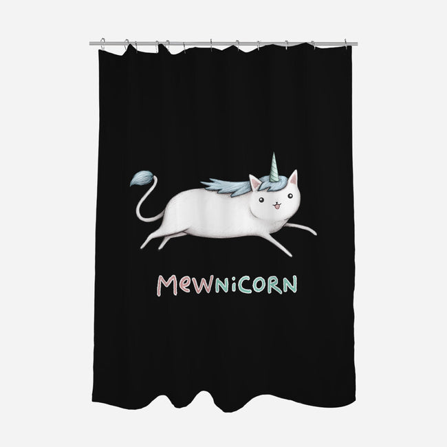 Mewnicorn-none polyester shower curtain-SophieCorrigan