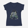 Midnight Margaritas-womens v-neck tee-Kat_Haynes