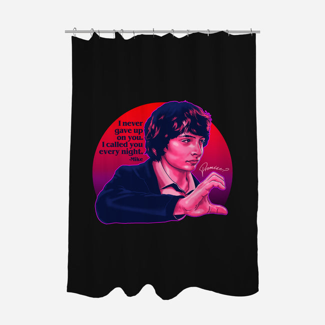 Mike's Heart-none polyester shower curtain-zerobriant
