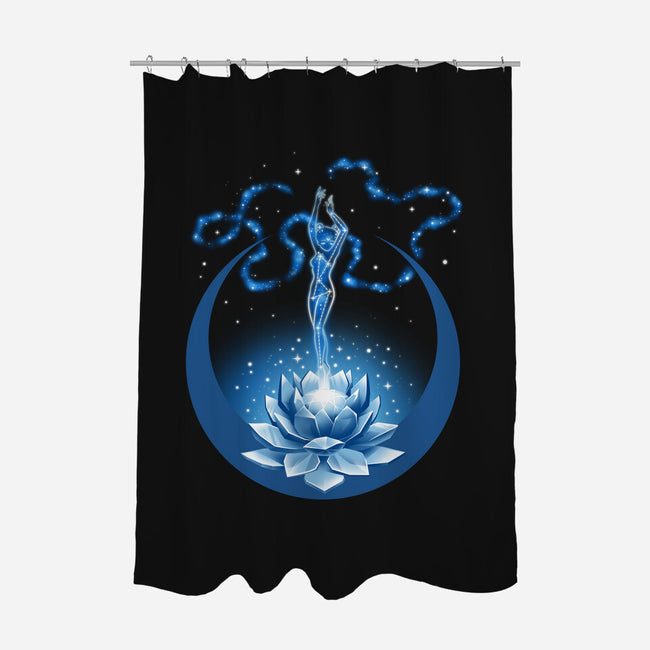 Millennium Crystal-none polyester shower curtain-Kat_Haynes