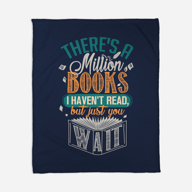 Million Books I Haven't Read-none fleece blanket-neverbluetshirts