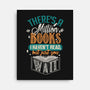 Million Books I Haven't Read-none stretched canvas-neverbluetshirts