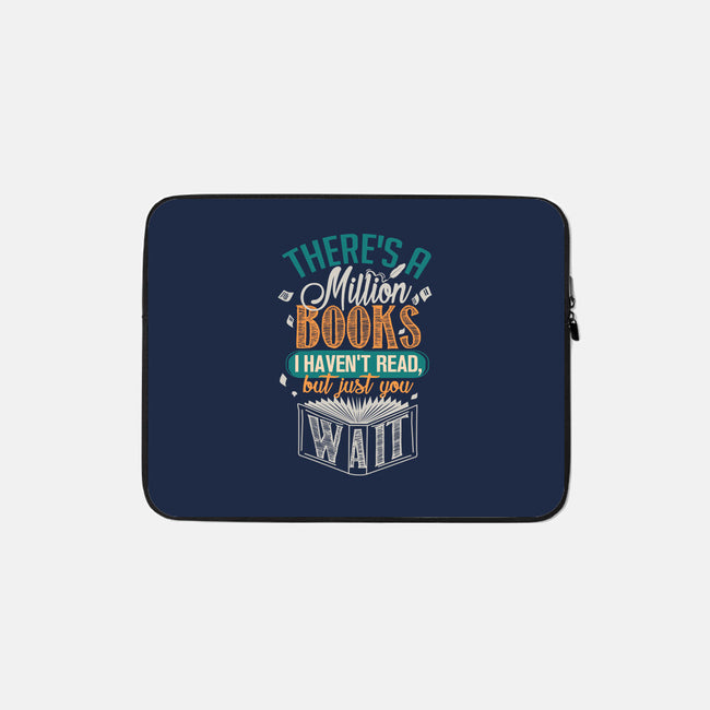 Million Books I Haven't Read-none zippered laptop sleeve-neverbluetshirts