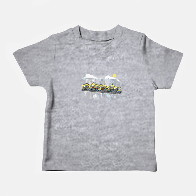 Min at Work-baby basic tee-trheewood