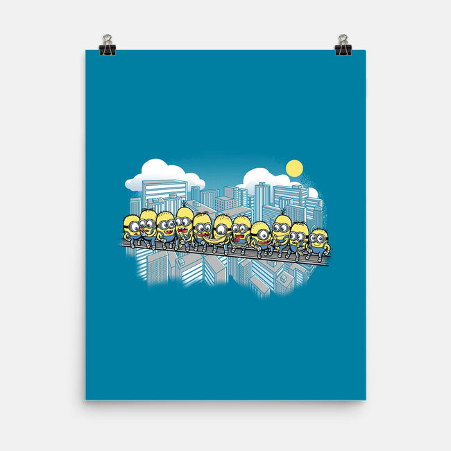 Min at Work-none matte poster-trheewood