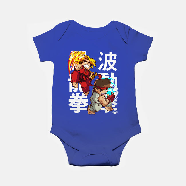 Mini Fighters-baby basic onesie-mankeeboi