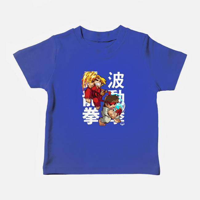Mini Fighters-baby basic tee-mankeeboi