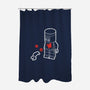 Mini Flesh Wound-none polyester shower curtain-Brinkerhoff