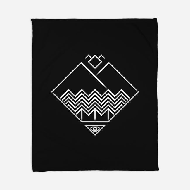 Minimal Peaks-none fleece blanket-spike00
