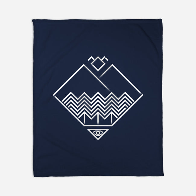 Minimal Peaks-none fleece blanket-spike00