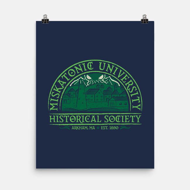 Miskatonic History Society-none matte poster-MJ