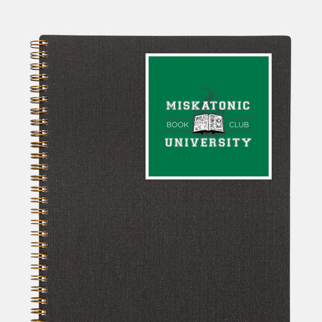 Miskatonic University-none glossy sticker-andyhunt