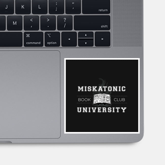 Miskatonic University-none glossy sticker-andyhunt