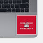 Miskatonic University-none glossy sticker-andyhunt