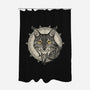 Mistress of Night-none polyester shower curtain-RAIDHO