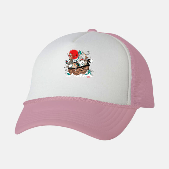 Miyazaki's Ark-unisex trucker hat-ducfrench
