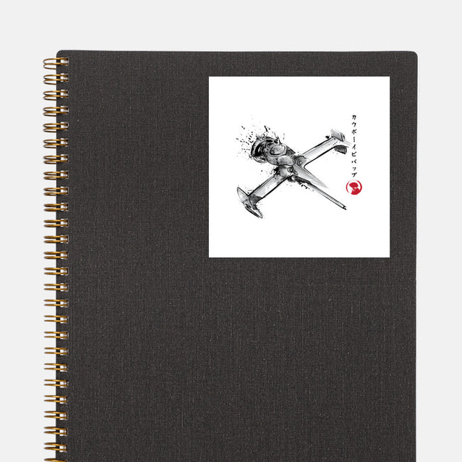 MONO Racer Sumi-e-none glossy sticker-DrMonekers