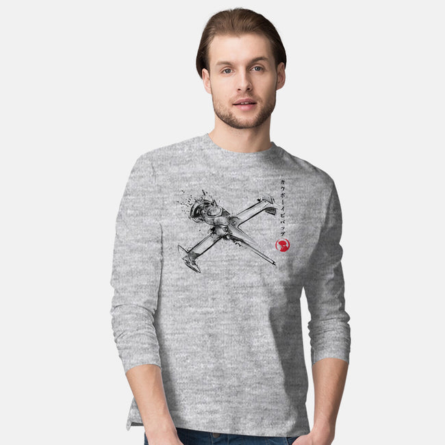 MONO Racer Sumi-e-mens long sleeved tee-DrMonekers