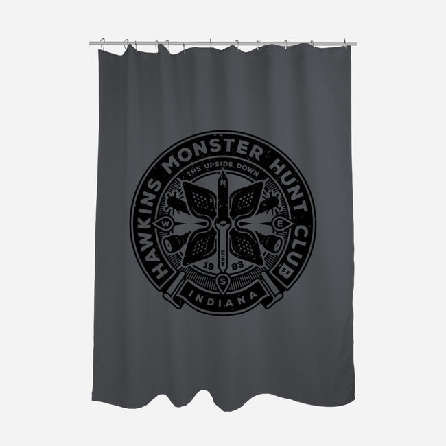 Monster Hunt Club-none polyester shower curtain-stationjack
