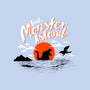 Monster Island-none beach towel-AustinJames
