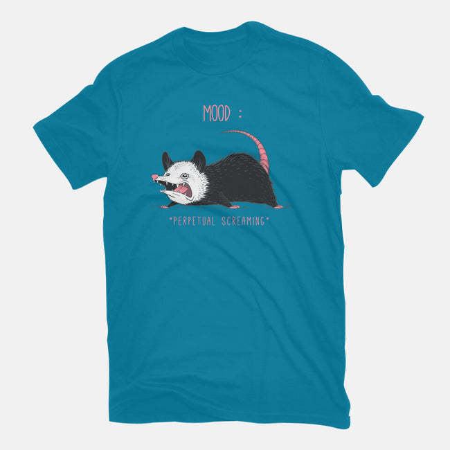 Mood Possum-unisex basic tee-ChocolateRaisinFury
