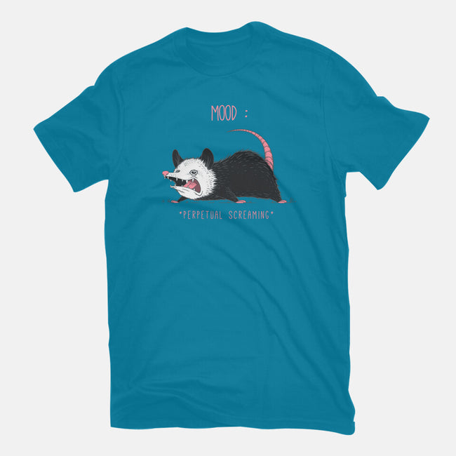 Mood Possum-mens basic tee-ChocolateRaisinFury