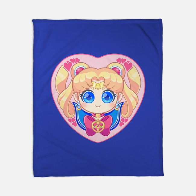 Moon Love-none fleece blanket-strawberryquiche