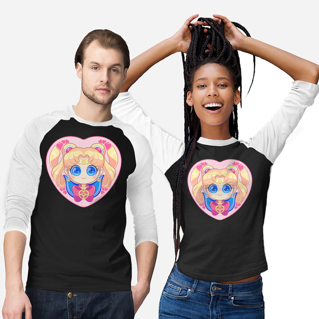 Moon Love-unisex baseball tee-strawberryquiche