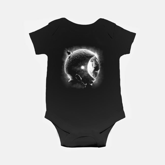 Moon's Helmet-baby basic onesie-Ramos