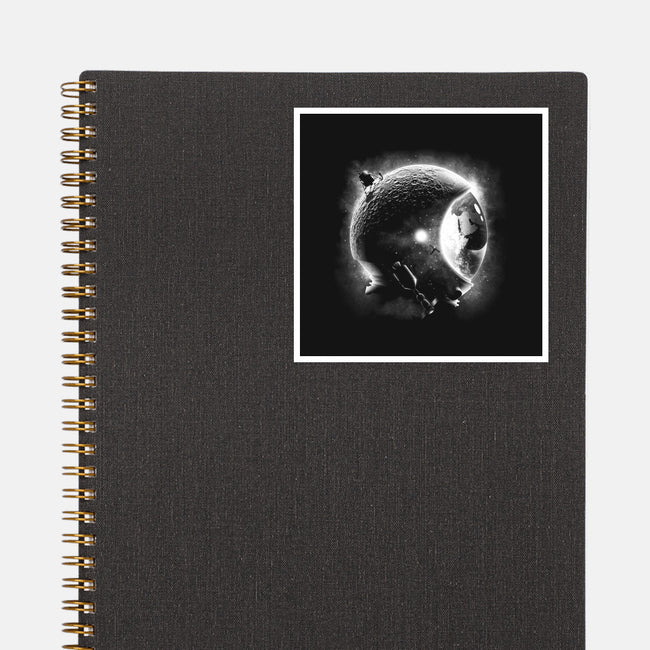 Moon's Helmet-none glossy sticker-Ramos