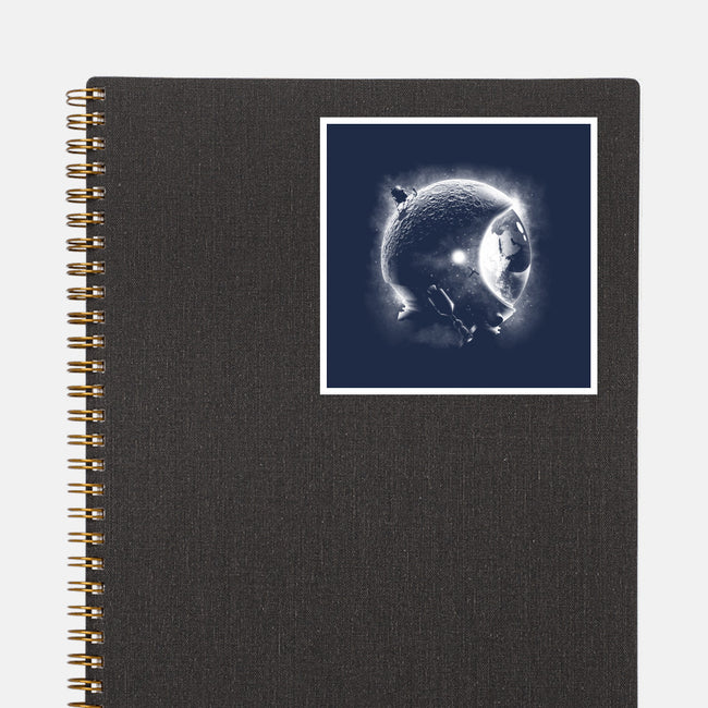 Moon's Helmet-none glossy sticker-Ramos