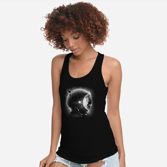 Moon's Helmet-womens racerback tank-Ramos