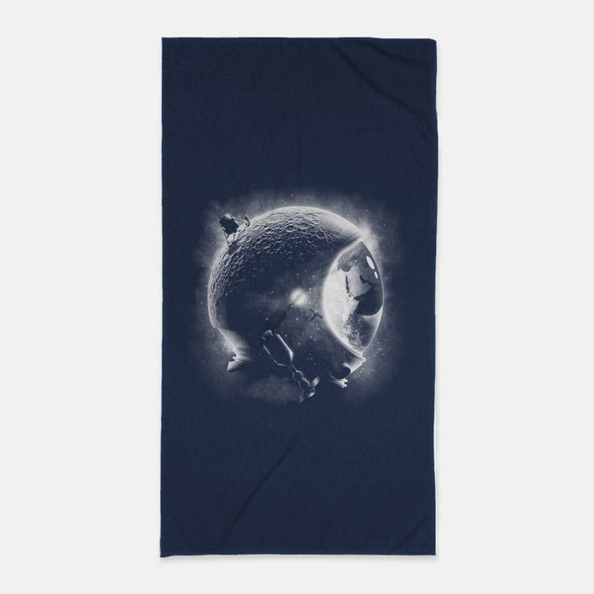 Moon's Helmet-none beach towel-Ramos