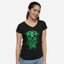 Morsmordre-womens v-neck tee-zombieDollars