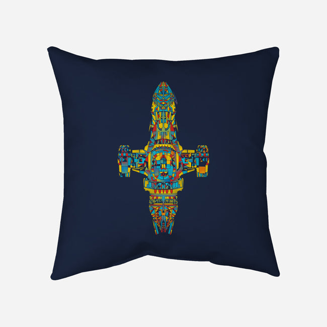 Mosaic on the Wind-none removable cover w insert throw pillow-kharmazero