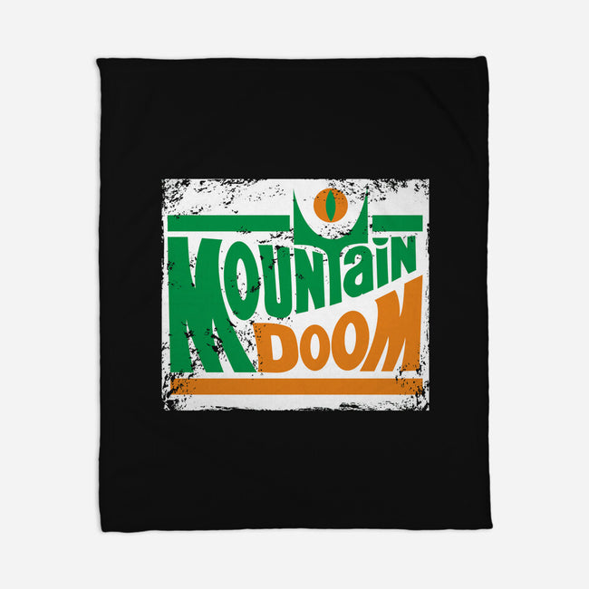 Mountain Doom-none fleece blanket-kentcribbs