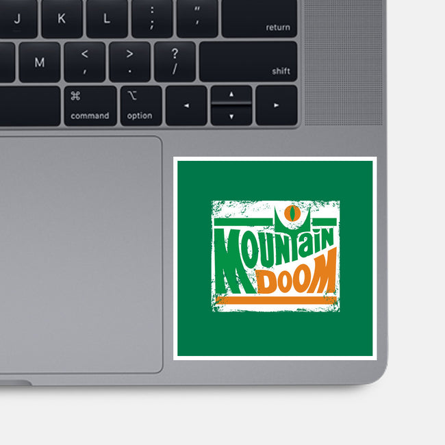 Mountain Doom-none glossy sticker-kentcribbs