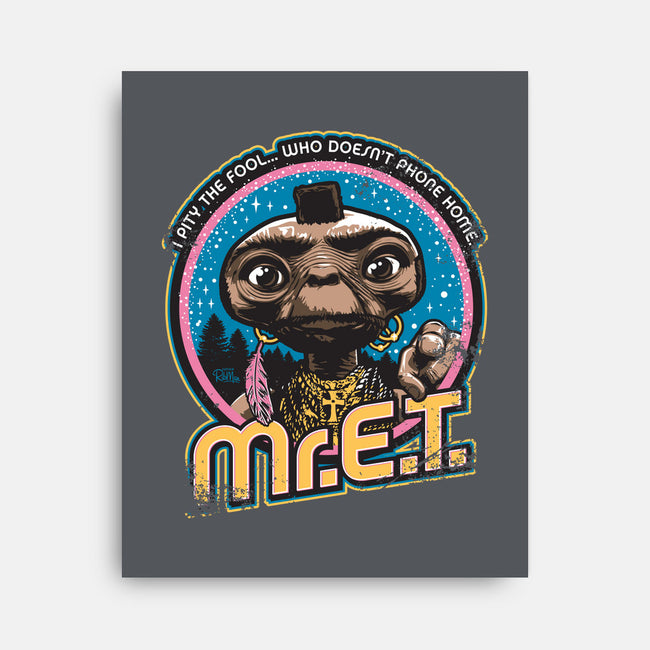 Mr. E.T.-none stretched canvas-Captain Ribman