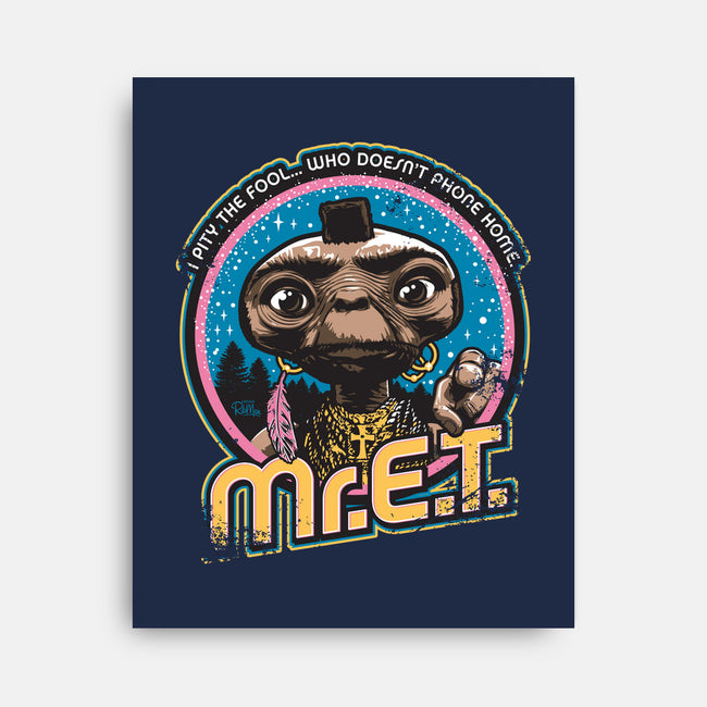 Mr. E.T.-none stretched canvas-Captain Ribman
