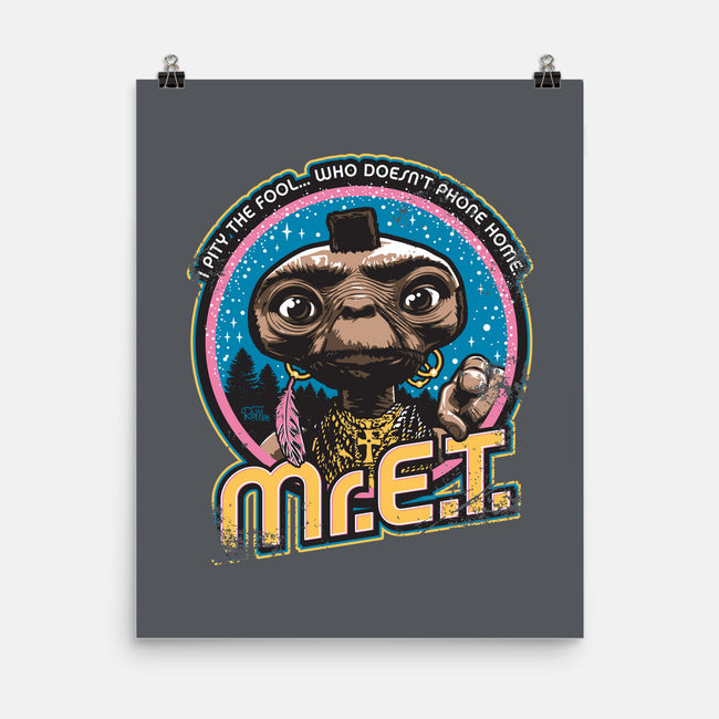 Mr. E.T.-none matte poster-Captain Ribman